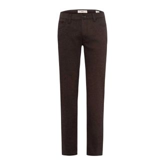 Brax Bruine Melange Winter Jeans - Heren - Slim Fit Jeans - Bruin - W32 L32 - Katoen - Jeans