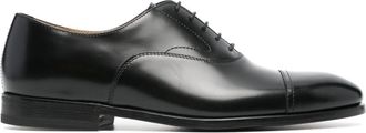 Henderson Baracco polished leather Derby shoes - men - Calf Leather/Calf Leather/Calf Leather - 41 - Black