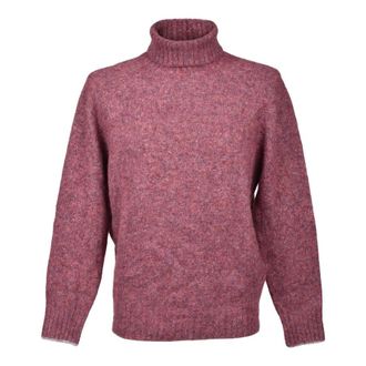 Brunello Cucinelli Grape Wool Blend Turtleneck Sweater, Brand Size 56 (US Size 46)