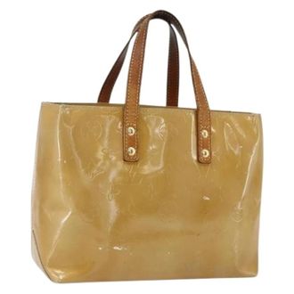 Louis Vuitton Pre-owned Vintage Handtas - Dames - Pre-owned - Beige - Maat: ONE Size Leer