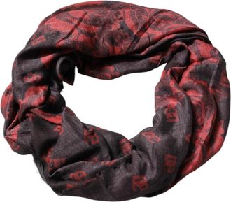 Dolce & Gabbana Bloemen Modal Wikkel Sjaal - Dames - Wintersjaals - Veelkleurig - ONE Size - Wol - Accessoires