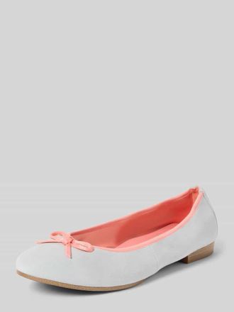 Tamaris Tamaris Ballerinas mit Blockabsatz in Hellblau, Gr&ouml;&szlig;e 38