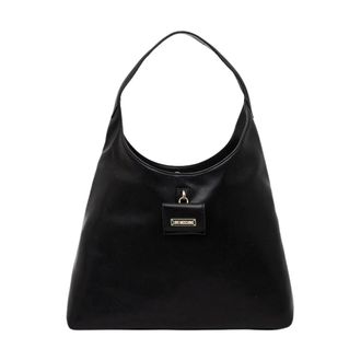 Love Moschino Dames, Tassen, Zwart, Maat: ONE Size Leer