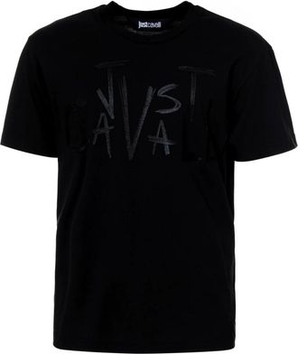 Just Cavalli Hombre, Camisetas, Negro, Talla: 3XL