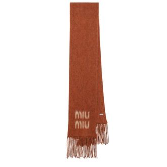 Miu Miu Winter Scarves, female, Brown, ONE SIZE, Sciarpa