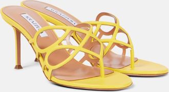 Aquazzura Sandali Infinito 75 in pelle