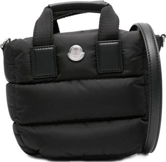 Moncler Micro Caradoc Crossbody Tas - Dames - Handtassen - Zwart - ONE Size - Katoen - Tassen
