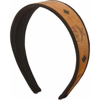 MCM Headband in Visetos in Cognac at Nordstrom