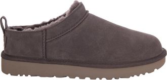 UGG Classic Shearling-Lined Suede Slip-On Flats