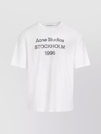 Acne Studios logo crew neck t-shirt graphic print