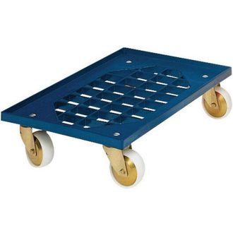 OEM Caja De Rodillos Trgf.250kg Neum&aacute;ticos De Pol&iacute;mero L605xw405mm Abs-ku.blue