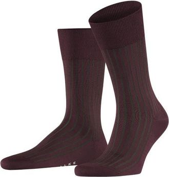 Falke Shadow Striped Dress Socks in Rioja at Nordstrom, Size Small