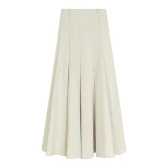 Alysi Gonna Gesso - - Skirts - Donna - Bianco - S