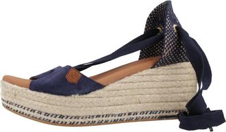 POPA Valdes Wedge - Dames - Sleehakken - Blauw - 39 EU - Schoenen