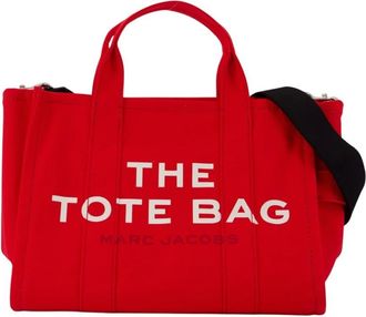 Marc Jacobs Canvas Medium Tote Bag - female - Marc Jacobs - Shopping Bags - Red - ONE SIZE - Bags