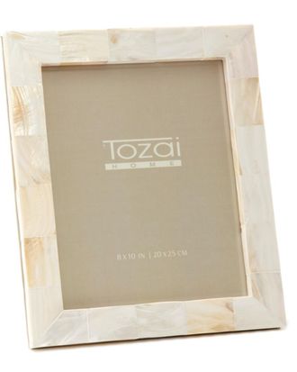 Tozai Home Pearly White Photo Frame