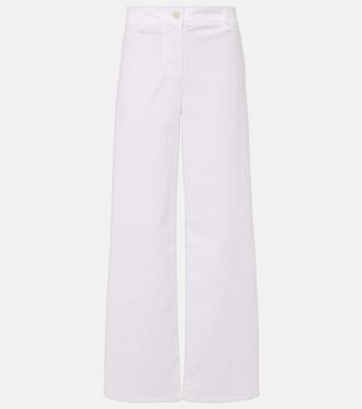 Nili Lotan Pantaloni a gamba larga Megan in twill