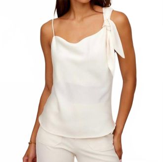 Fifteen Twenty Sasha Tank Top In Ivory