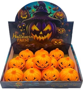 OEM Juego De 12 Velas Led Con Forma De Calabaza Y Efecto De Parpadeo A Pilas - Decoraci&oacute;n De Halloween