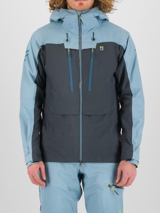 Karpos Blue/Grey Midi Shell Hooded Jacket