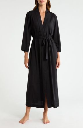 Natori Delight Robe in Black at Nordstrom, Size X-Large