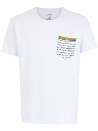 Amir Slama T-shirt con stampa - Bianco
