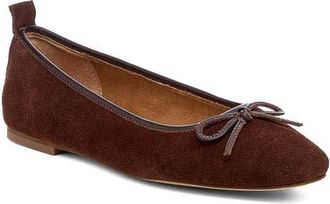 Kelsi Dagger Frankie Ballet Flat in Warm Brown at Nordstrom, Size 8.5