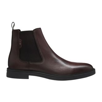 HUGO BOSS Schoenen, Heren, Bruin, 45 EU, Leer, Calev Chelsea Boot