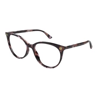 Gucci Gg0093O Optical Frame - female - Gucci - Glasses - Brown - 53 MM - Accessories