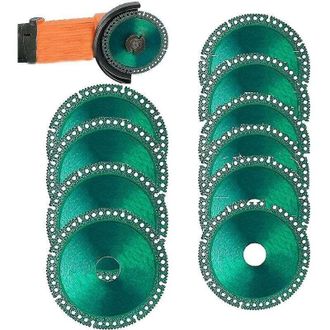OEM Disco De Corte Indestructible De 100 Mm - Acero Para Metal, Piedra Y Cer&aacute;mica - Corte Limpio Y Preciso - Compatible Con Amoladoras Angulares -crezuo