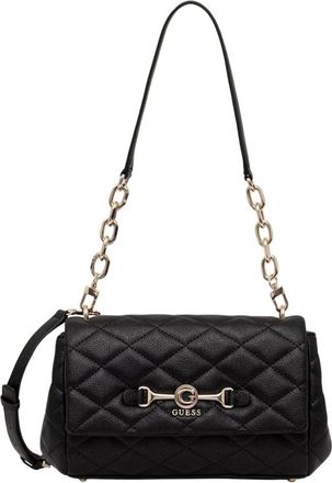 Guess Frances Crossbody Bag - Dames - Schoudertassen - Zwart - ONE Size - Leer - Tassen
