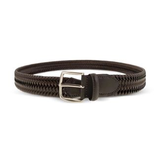 Alberto Luti Cintura Elastica Cerata New Belt - - Accessories - Uomo - Marrone - 115 CM