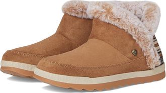 Skechers Cozy Chill - Comfy Break Womens Slippers Chestnut : 5.5 B - Medium, Suede