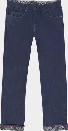 Robert Graham Men & apos;s Gottsman Denim Straight Fit Five-Pocket Pants