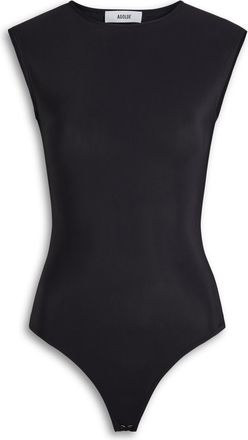 A Gold E Agolde Aura Stretch-jersey Bodysuit - Black - S (UK8-10 / S)