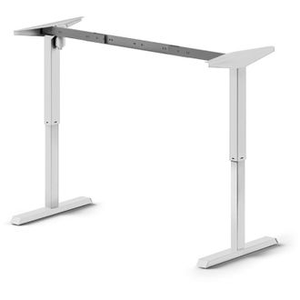 Emuca Emuca - Mesa Motorizada Regulable En Altura Lift Table, Acero, Pintado Blanco