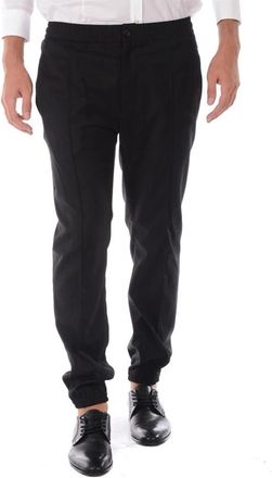 Daniele Alessandrini Jeans - Heren - Slim Fit Broeken - Zwart - S - Polyester - Broeken