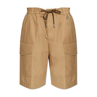 Moncler Casual Shorts, male, Beige, Size: XL Cargo Shorts
