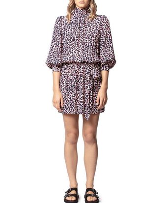 Zadig&Voltaire Rivali Print Leo Robe Dress