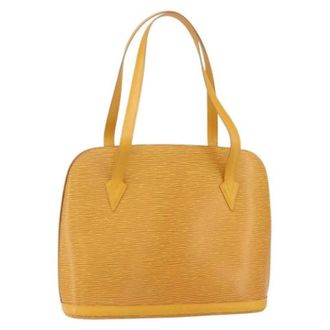 Louis Vuitton Pre-owned Shoulder Bags, female, Yellow, Size: ONE SIZE Pre-owned Vintage Shoulder Bag