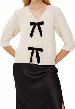 Rails Clarissa Sweater In Ivory Cables
