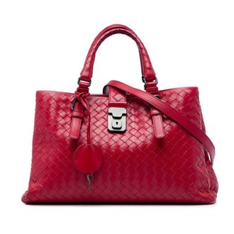 Bottega Veneta Pre-owned Bottega Veneta Small Nappa Intrecciato Roma Satchel Ladies KTX3W38B2EWDEORH