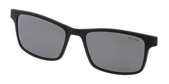 Sting AGSJ678 Clip-On Only Polarized U28P Mens Sunglasses Black Size 46