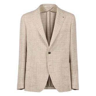 Tagliatore Jassen, Heren, Beige, L, Katoen, Montecarlo Jacket