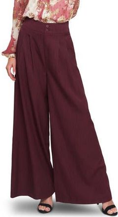 Flying Tomato High Waist Wide Leg Pants in Burgundy at Nordstrom Rack, Size Medium