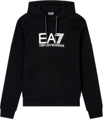Emporio Armani Visibility Hooded Sweatshirt - Heren - Hoodies - Zwart - 2XL - Katoen - Hoodies & sweatvesten
