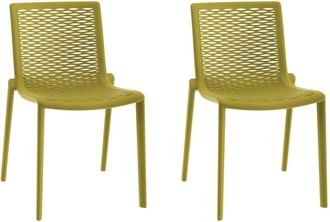 Resol Sillas Netkat Resol Pl&aacute;stico Verde (pack De 2)