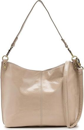 Hobo Pier Shoulder Bag Shoulder Womens Handbags Stone Gloss, Leather
