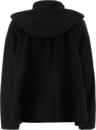 Loewe Womens Jacket Black Cotton Silk