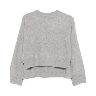 C.T. Plage Wool Crew Neck Sweater - Dames - Truien - Grijs - Maat: S Wol